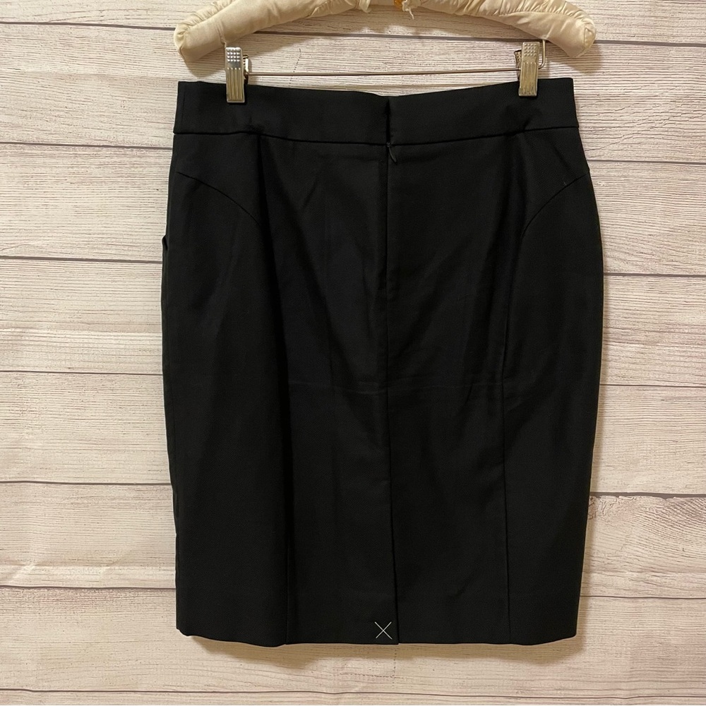 NWT J. Crew double serge cotton pencil skirt - Picture 4 of 4